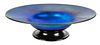 Tiffany Blue Favrile Art Glass Bowl