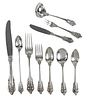 Wallace Grand Baroque Sterling Flatware, 163 Pieces