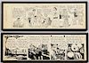 2 Comic Strips: Caniff & Branner