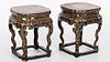 4795669: Pair of Chinese Lacquer Low Tables, 19th Century KL7CC