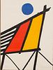 4643739: Alexander Calder (American, 1898-1976), Blue Sun, Lithograph KL6CO