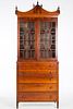 4643744: Federal Maple Secretary Bookcase, Early 19th century KL6CJ