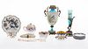 4643801: 14 Lady's Porcelain and Glass Table Articles KL6CF