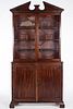 4642559: George II Mahogany Bookcase Cabinet, Second Quarter 18th Century TF1SJ
