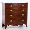 4642572: Federal Inlaid Mahogany Bowfront Chest of Drawers, c. 1810 TF1SJ