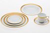 4542912: Large Group of Noritake Gold-Rimmed Porcelain Dinnerware, 214 pieces KL5CF