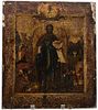 4419860: Russian Icon of St. John, 19th Century H7KBL