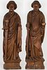 4419863: Carved Oak Figures of Saint Crispin and Saint Crispinian,
 Probably German or French, 15th C H7KBL