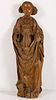 4419879: South German Carved and Polychrome-Decorated Figure
 of Saint Barbara, Early 16th Century H7KBL