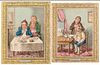 4419891: After James Gillray (English, 1756-1815), Two Caricatures,
 Hand-Colored Etching H7KBO