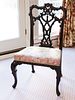 4368578: Chippendale Style Mahogany Side Chair C8GAJ