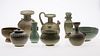 4269329: 9 Chinese Green Glazed Ceramic Vessels, 20th Century or Earlier E1REC