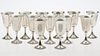 4269343: Group of 13 Gorham Sterling Silver Goblets E1REQ
