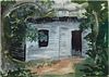 4058138: Eleanor Torrey West (Georgia/Michigan, b. 1913),
 Black Hand House, Watercolor on Paper E8RDL