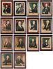 4058249: Group of 14 Handcolored Lithographs of Presidents,
 Currier & Ives and Others E7RDO