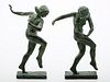 4058305: Pair of Bronze Sculptures with initials M.R., 1929 E7RDL