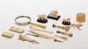 4058319: Group of 16 Pieces of Ivory and Bone Articles E7RDJ