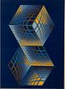 4058321: Victor Vasarely (France/Hungary, 1906-1997), Presim, Silk Screen E7RDO