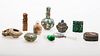 4058367: 10 Asian Glass, Stone and CloisonnÃ© Articles Including
 2 Snuff Bottles E7RDC