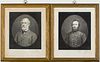 4058402: Engravings of Robert E. Lee and Thomas J. Jackson,
 Engraved by A.B. Walter E7RDO
