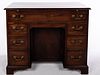 5394018: George III Style Mahogany Fitted Kneehole Desk with Brushing Slide E7RDJ