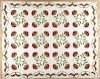 Bergen County, New Jersey appliqué quilt, mid 19th c., inscribed Eliza Voorhis, 80'' x 99''