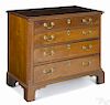 Pennsylvania Chippendale mahogany chest of drawers, ca. 1770, 34'' h., 36 1/2'' w.