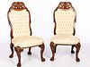 5394104: Pair of Queen Anne Style Walnut Side Chairs E7RDJ