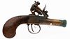 5394232: British Center Hammer Flintlock Pistol, Late 18th Century E7RDS