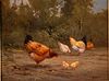 5394238: Andre Balyon (America/The Netherlands, b.1951),
 Hass's Chickens, Oil on Canvas E7RDL