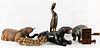 5394264: 5 Carved and Painted Wood Animals and a Wood Puzzle EE7RDJ