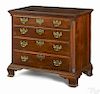 Pennsylvania Chippendale mahogany chest of drawers, ca. 1770, 33 1/2'' h., 33 1/4'' w.