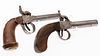 5409085: Two Percussion Center Hammer Pistols, 19th Century E7RDS