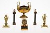 3862987: Group of 8 Brass and Marble Grand Tour Articles,
 19th Century and Later E4RDJ
