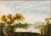 3862989: Hudson River School, Landscape, Oil on Canvas, 19th Century E4RDL