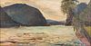 3863002: Richard Hayley Lever (1876-1958), River Scene, Oil/Board E4RDL
