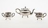 3863021: Wang Hing & Co. Chinese Export Sterling Silver
 3 Piece Tea Set, Hong Kong E4RDQ