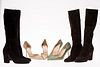 3863039: 2 Pairs of Prada Boots Together with 2 Pairs of Jimmy Choo Heels E4RDH