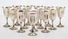 3753429: 12 Wallace Sterling Silver Goblets and 2 Others E3RDQ