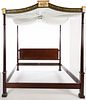 3753472: Baker George III Style Mahogany and Painted Tester Bedstead E3RDJ