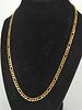 14kt Yellow Gold Figaro Link Chain Necklace