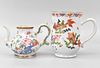 2 Chinese Export Famille Rose Teapot& Mug, 18th C.