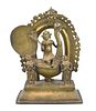 Indian Bronze Buddha Figure, 19th C.