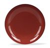 Chinese Red Glaze Plate w/ Qianlong Mark