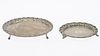 Two S. Kirk & Sons Sterling Silver Salvers