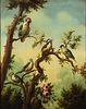 Ira Monte, Birds, Oil on Canvas