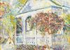 Mark Caren, Key West House, Oil on Canvas