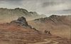 Unsigned, Desert Landscape, Watercolor