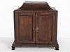Small Exotic Wood Collector's Cabinet