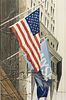 Marilyn Foley, NY Stock Exchange, Watercolor